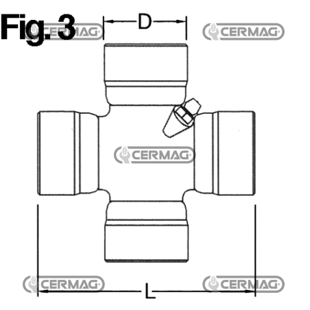 Croisière de type agricole industriel Mesure 27x74,5 mm COMPATIBLE - 30437 | NewgardenAgri.com
