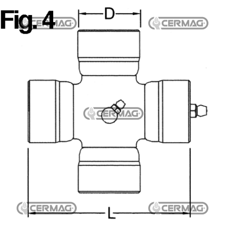 Croisière de type agricole industriel Mesure 34x97 mm COMPATIBLE - 31492 | NewgardenAgri.com