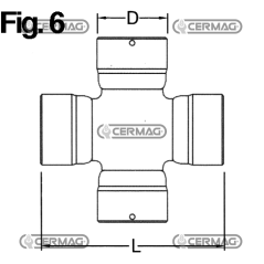 Croisière de type agricole industriel Mesure 28,52x70,6 mm COMPATIBLE - 31499 | NewgardenAgri.com