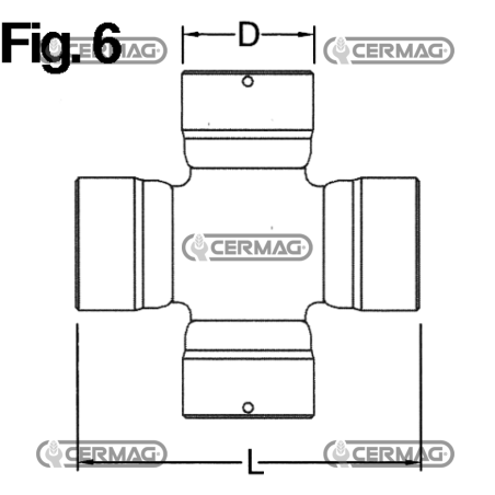Croisière de type agricole industriel Mesure 28,52x70,6 mm COMPATIBLE - 31499 | NewgardenAgri.com