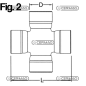 Crucero industrial agrícola tipo Crucero Medida 26,98x71 mm COMPATIBLE - 31234