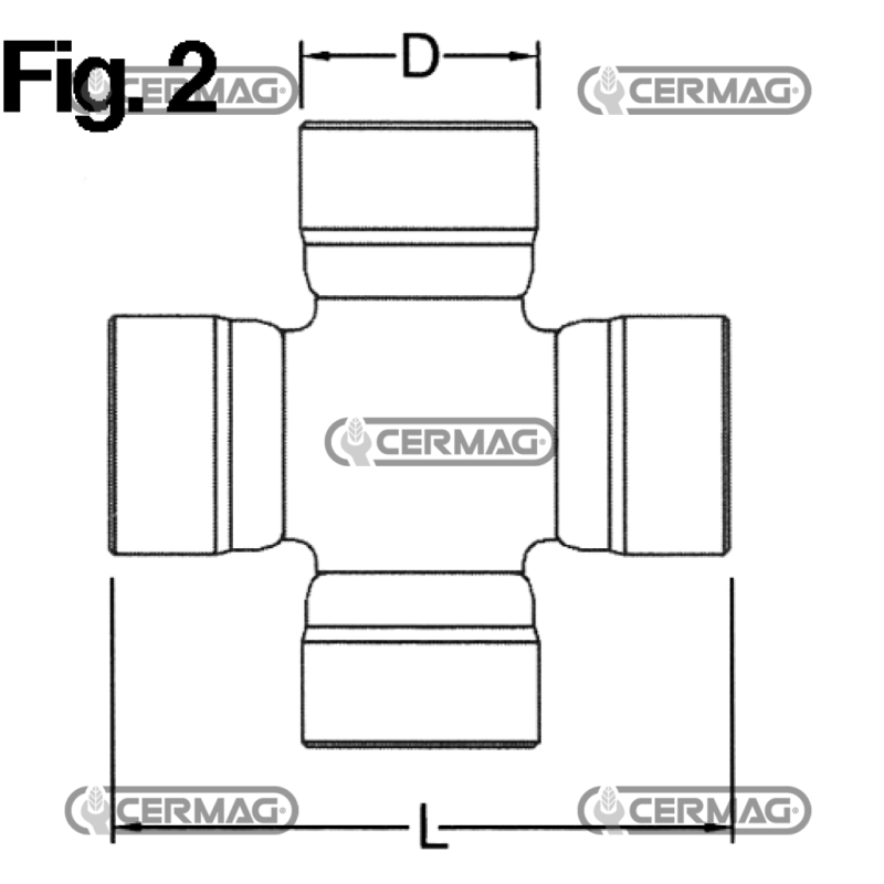 Industrial agricultural type cruise Measure 35x93.2 mm COMPATIBLE - 31615