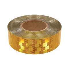 Gelbes reflektierendes Band 150 m homologiert ECE 104 A28460 | NewgardenAgri.com