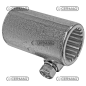 Bussola scanalata con bullone Profilo 1"3/4-Z.20 COMPATIBILE - 31302