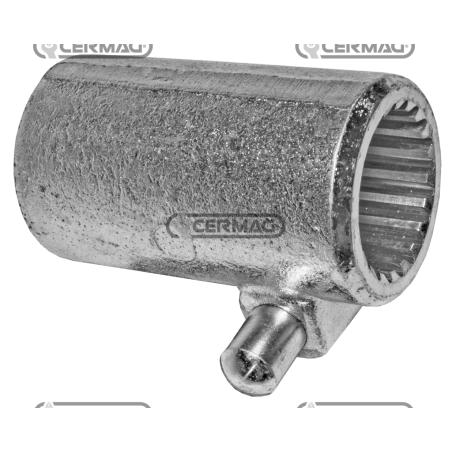 Bussola scanalata con pulsante Profilo 1"3/4-Z.20 COMPATIBILE - 30946 | NewgardenAgri.com