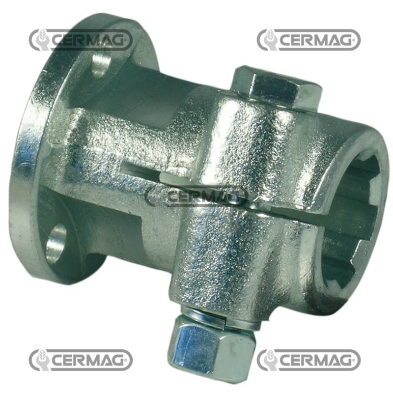 Splined hub with flange for pumps Profile 1"3/8-Z.6 COMPATIBLE - 30516
