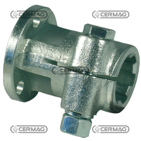 Keilnabe mit Flansch für Pumpen Profil 1"3/8-Z.6 KOMPATIBEL - 30516 | NewgardenAgri.com