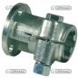 Splined hub with flange for pumps Profile 1"3/8-Z.6 COMPATIBLE - 30516