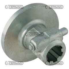 Keilnabe mit Flansch und Knopfprofil 1"3/8-Z.6 KOMPATIBEL - 30519 | NewgardenAgri.com