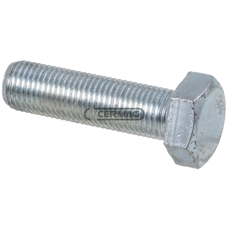 Tornillo cabeza hexagonal rosca completa galvanizado blanco Rosca M20x2,5x80 mm COMPATIBLE - 64799 | NewgardenAgri.com