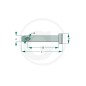 Pivot pin for lower lifting arm for simple tractors 20099042