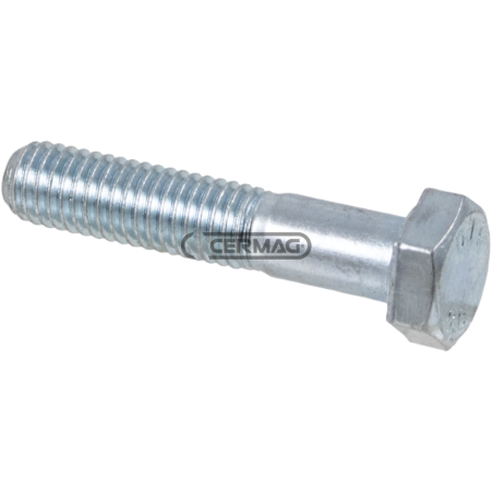 Vite a testa esagonale a filetto parziale zincato bianco Filetto M18x2.5x42 mm COMPATIBILE - 64858 | NewgardenAgri.com