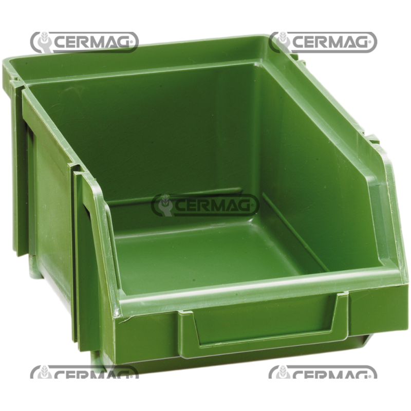 Stackable and modular plastic container Dimensions WxDxH 450x710x300 mm COMPATIBLE - 61628