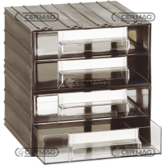 Cassettiera componibile 4 cassetti L 212 - P 198 - H 48 mm COMPATIBILE - 62418 | NewgardenAgri.com