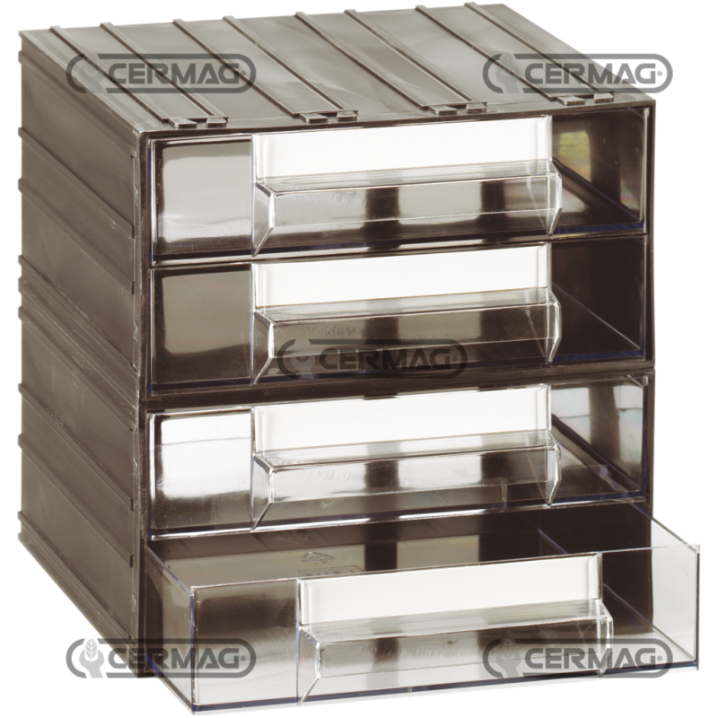 Cómoda modular con 4 cajones L 212 - P 198 - H 48 mm COMPATIBLE - 62418