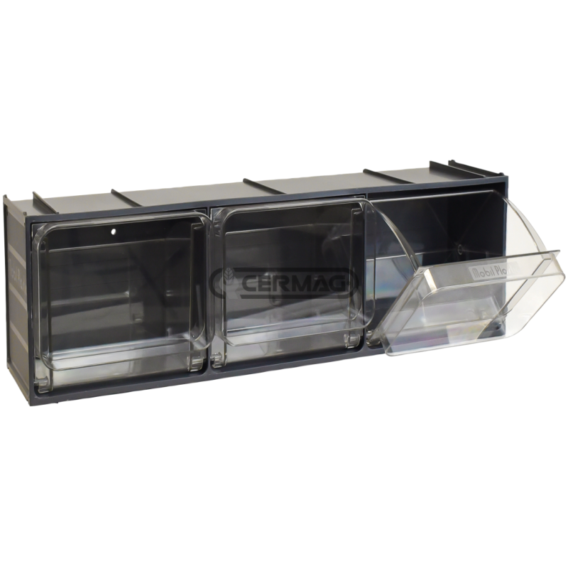 Commode vitrine CRISTAL BOX Dimensions LxHxP 600x175x155 mm COMPATIBLE - 65420