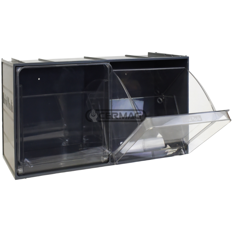 Cómoda expositora CRISTAL BOX Dimensiones AnxAlxP 600x300x240 mm COMPATIBLE - 65423