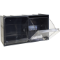 Cómoda expositora CRISTAL BOX Dimensiones AnxAlxP 600x300x240 mm COMPATIBLE - 65423