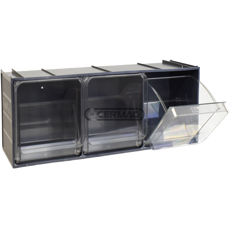 Commode vitrine CRISTAL BOX Dimensions LxHxP 600x215x200 mm COMPATIBLE - 65422