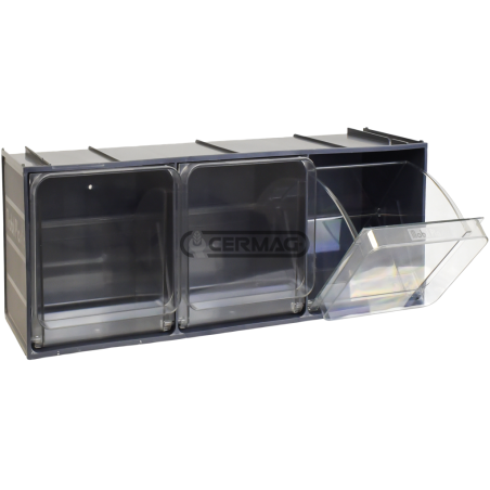 Cassettiera per espositore CRISTAL BOX Dimensioni LxHxP 600x215x200 mm COMPATIBILE - 65422 | NewgardenAgri.com
