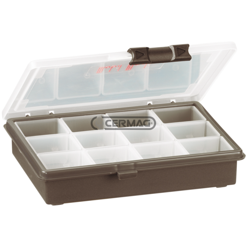 Small parts organizer with removable trays COMPATIBLE - 62429