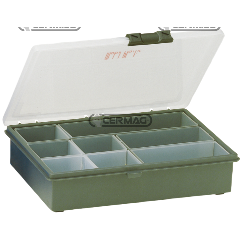 Small parts organizer with removable trays COMPATIBLE - 62430
