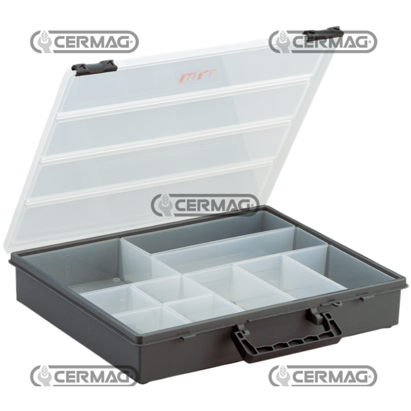 Small parts organizer with removable trays COMPATIBLE - 62432