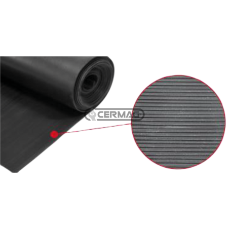 Tappeto in gomma Lunghezza 10 m Superficie Profilo millerighe COMPATIBILE - 65373 | NewgardenAgri.com