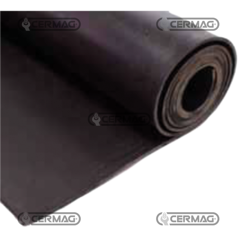 Smooth canvas rubber mat Length 10 m Thickness 5 mm COMPATIBLE - 65382