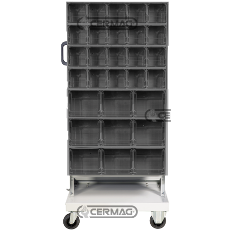 Trolley kit consisting of 58 COMPATIBLE drawers - 62427 | NewgardenAgri.com