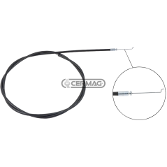 Câble d'accélérateur avec gaine Diamètre du câble 1,5 mm Longueur du câble 1700 mm COMPATIBLE - 62444 | NewgardenAgri.com