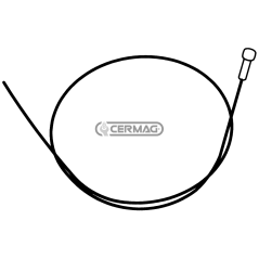 Cable de paja para freno - embrague Ø 3 mm Longitud 2000 mm COMPATIBLE - 61895 | NewgardenAgri.com