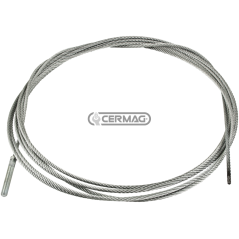 Brake lever cable Ø 5 mm Length 7000 mm M12 thread COMPATIBLE - 64029 | NewgardenAgri.com