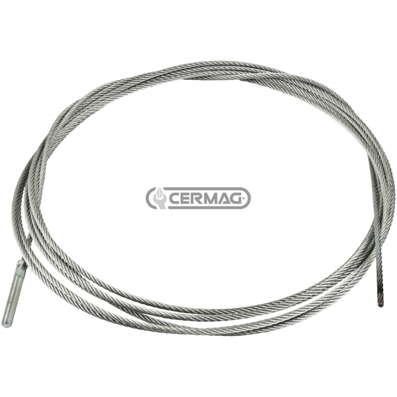Cavo per leva freno Ø 5 mm Lunghezza 7000 mm Filetto M12 COMPATIBILE - 64029