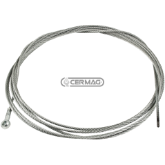 Câble avec oeillet pour levier de frein Ø 5 mm Longueur 7000 mm Trou 10 mm COMPATIBLE - 64030 | NewgardenAgri.com