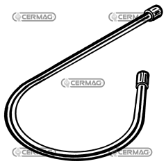 Flexible sheath Ø Rope 2.5 ÷ 3 mm Length 2000 mm COMPATIBLE - 64451 | NewgardenAgri.com