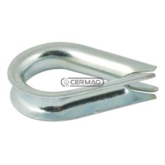 Galvanized thimble Rope diameter 5 mm COMPATIBLE - 60067 | NewgardenAgri.com