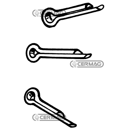 Cotter pin Size 2x40 mm COMPATIBLE - 61304 | NewgardenAgri.com