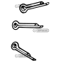 Cotter pin Size 2x40 mm COMPATIBLE - 61304