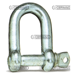Galvanized shackle Size 14 mm Working load 750 kg COMPATIBLE - 60072 | NewgardenAgri.com