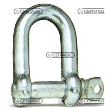 Manille galvanisée Taille 14 mm Charge utile 750 kg COMPATIBLE - 60072 | NewgardenAgri.com