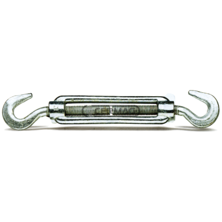 Two-hook tensioner Load 235 kg Length 204 - 284 mm COMPATIBLE - 61594 | NewgardenAgri.com