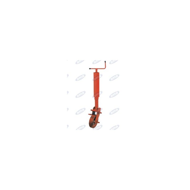 Half-shaft with semi-automatic tilting and locking for AMA trailer