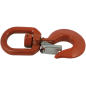 Carbon swivel hook with safety device Load 1000 kg COMPATIBLE - 61930