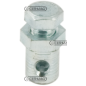 Hexagonal clamp with screw on the head Cable diameter 2 mm COMPATIBLE - 60074
