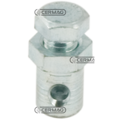Collier de serrage hexagonal avec patin et vis à tête Diamètre câble 2 mm COMPATIBLE - 62991 | NewgardenAgri.com