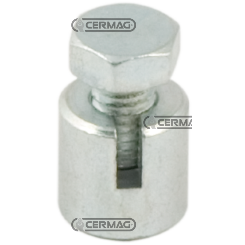 Morsetto fresato con vite in testa Diametro cavo 2 mm COMPATIBILE - 60075