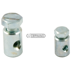 Clamp with screw on the head Cable diameter 2.3 mm COMPATIBLE - 62988 | NewgardenAgri.com