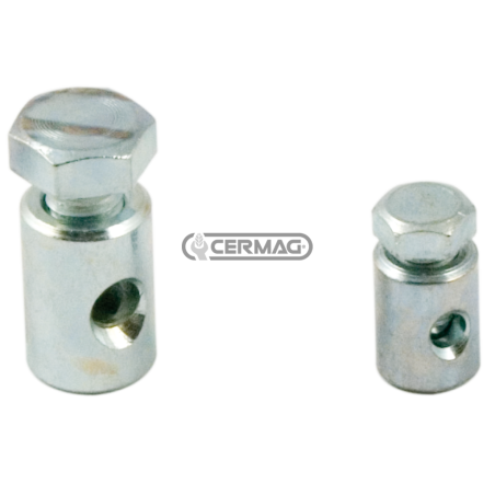 Clamp with screw on the head Cable diameter 2.8 mm COMPATIBLE - 62989 | NewgardenAgri.com