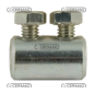 Clamp with double side screw Cable diameter 4 mm COMPATIBLE - 62985